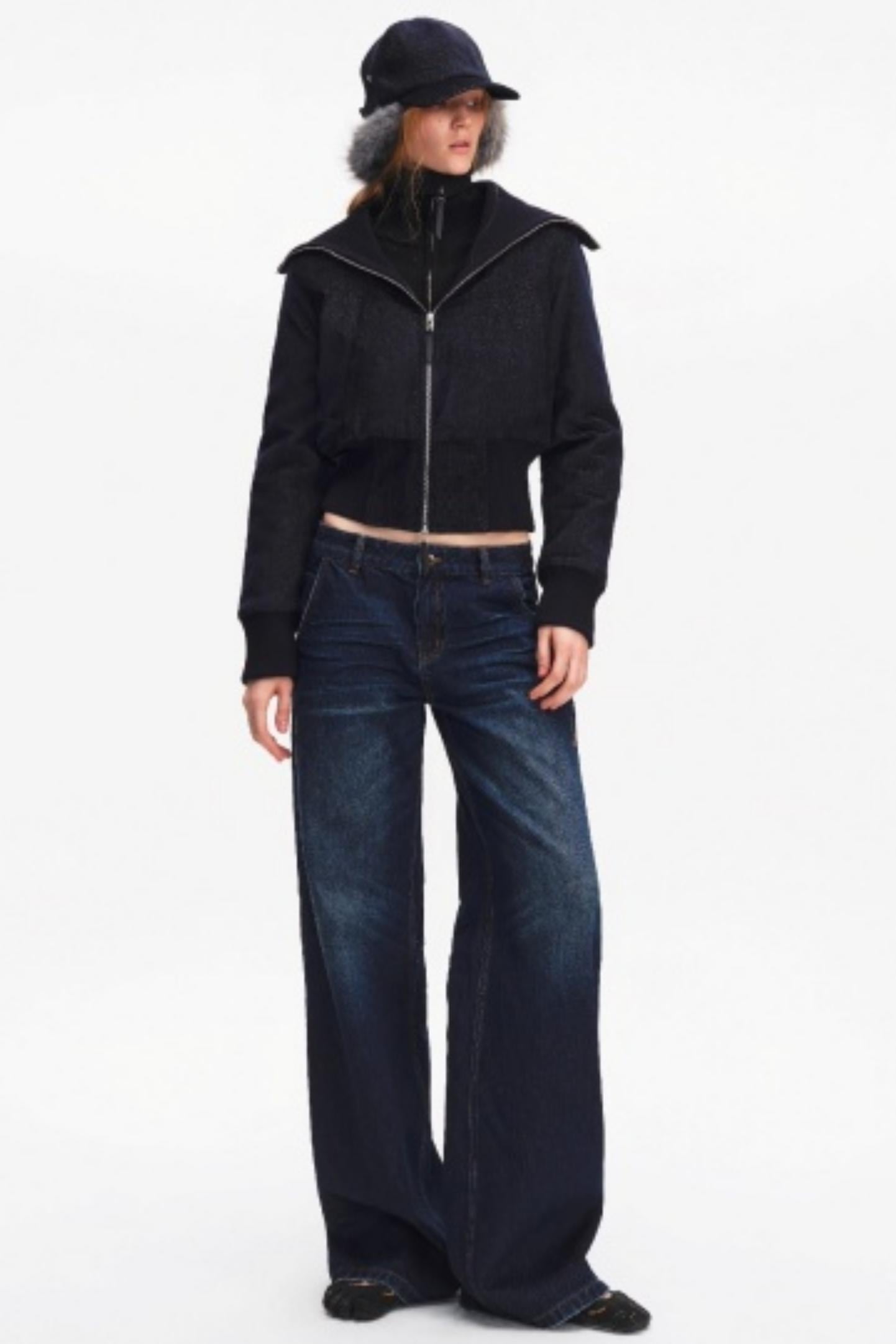 Furry Baseball Cap with Ear Protection