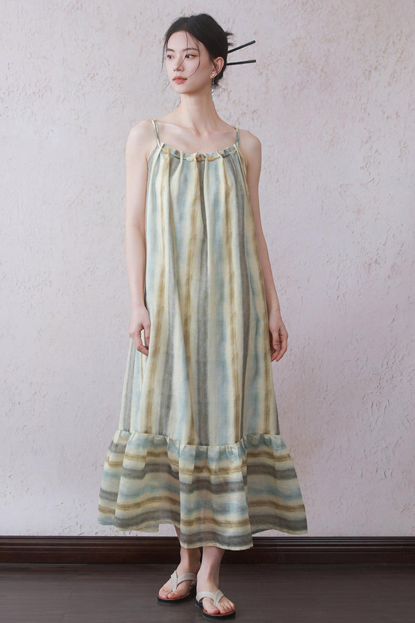 Charm Beaded Halter Dress