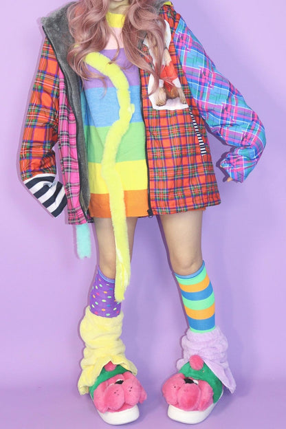 Neon Winter Socks Set