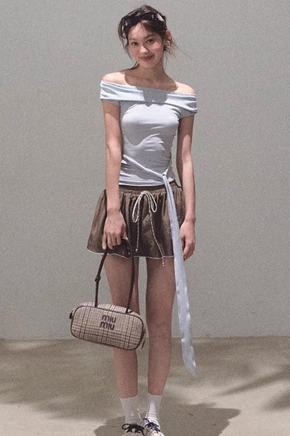 Summer Chic One-Shoulder Top