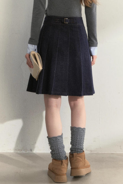 Retro Dot Denim Jacket Set-Up