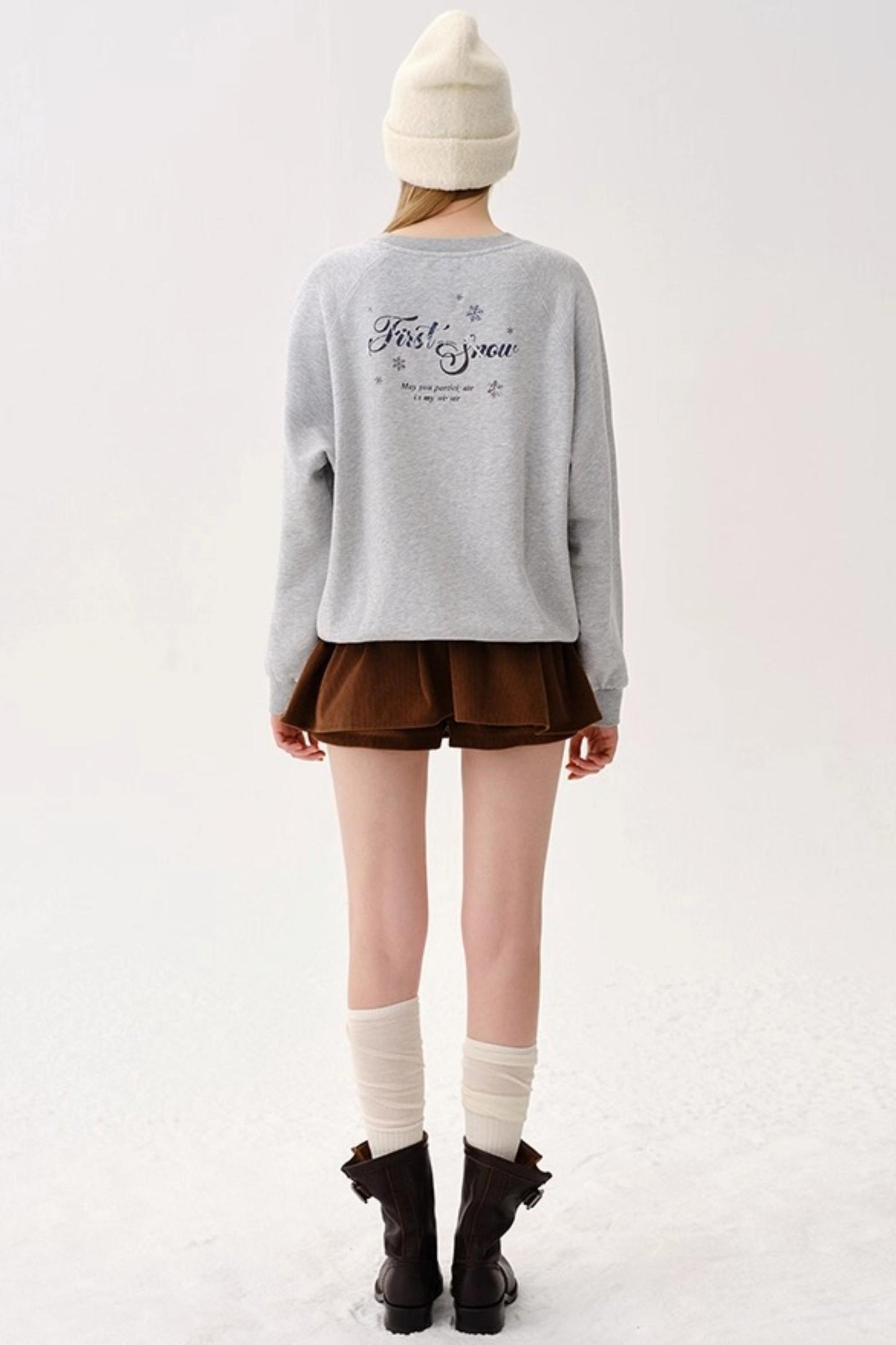 Elastic Waist Corduroy Pants