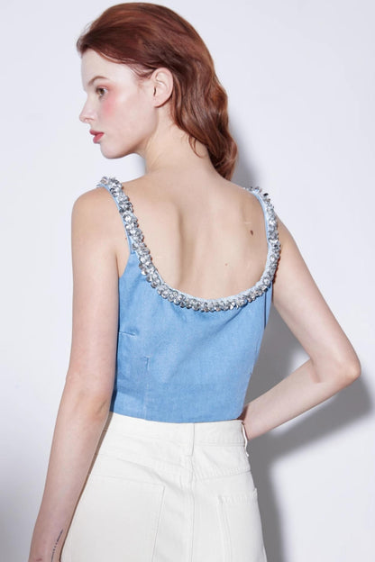 Luxury Denim Undershirt