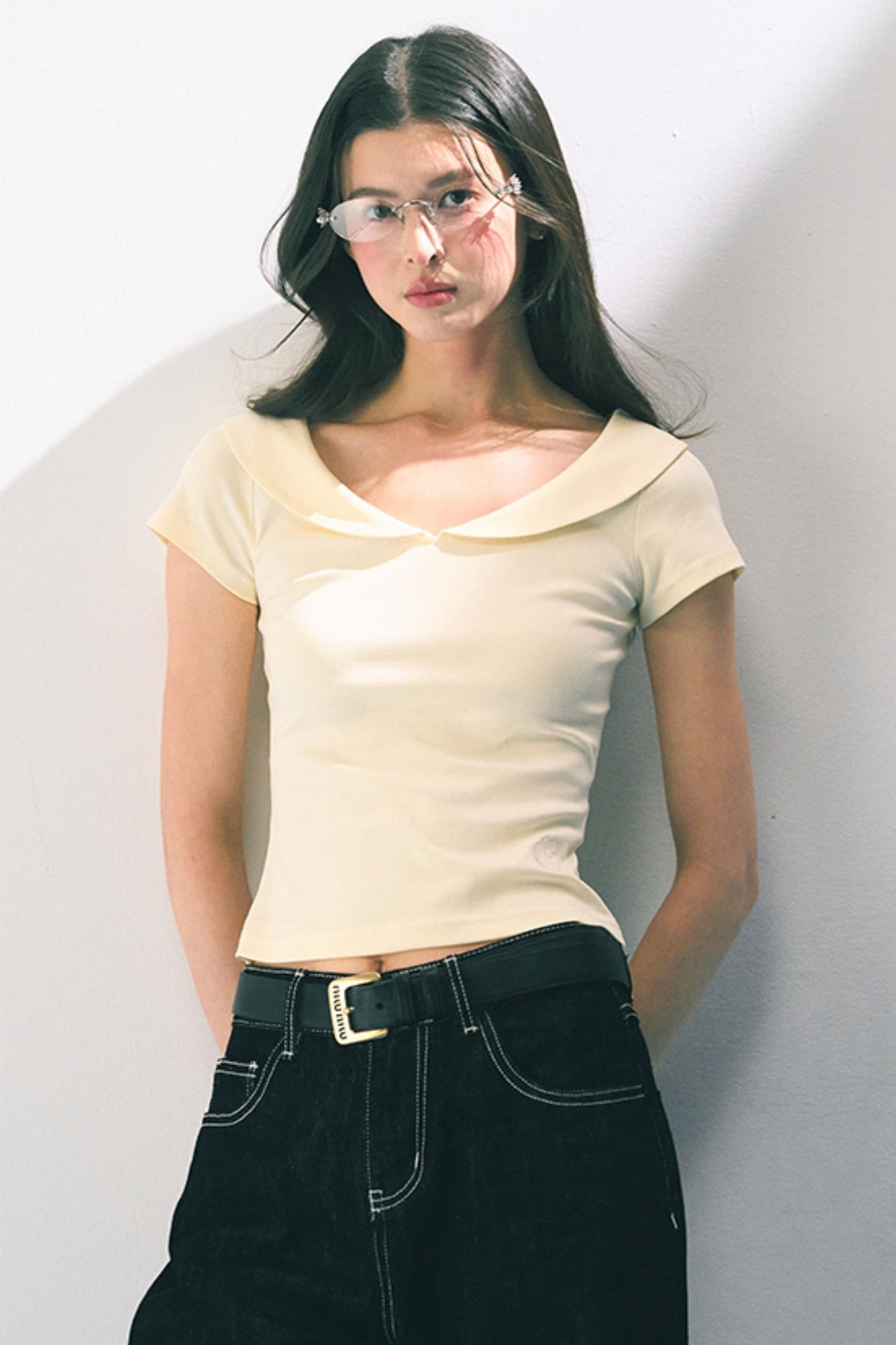 Minimalist Knit Slim Fit Top