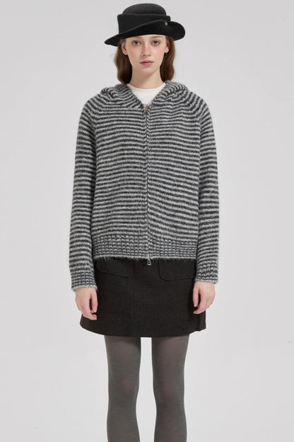 Lazy Striped Cardigan