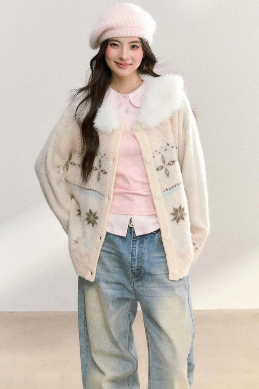 Detachable Knitted Sweater Jacket