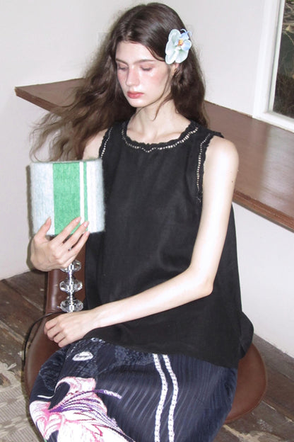 Flora Hemp Pleated Skirt Set-Up