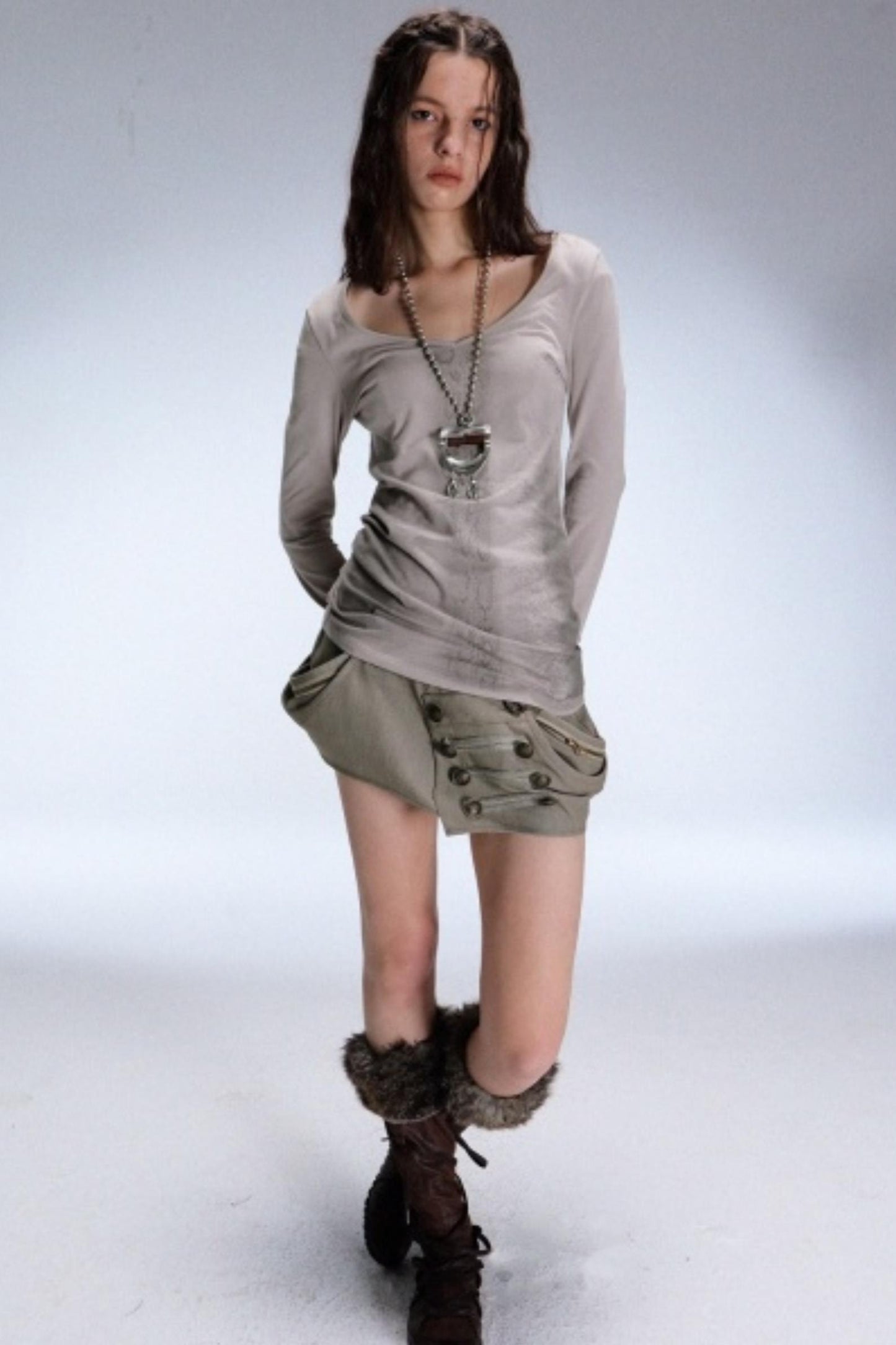 Snake Skin Angel Slim Top