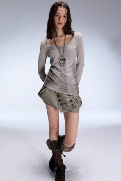 Snake Skin Angel Slim Top