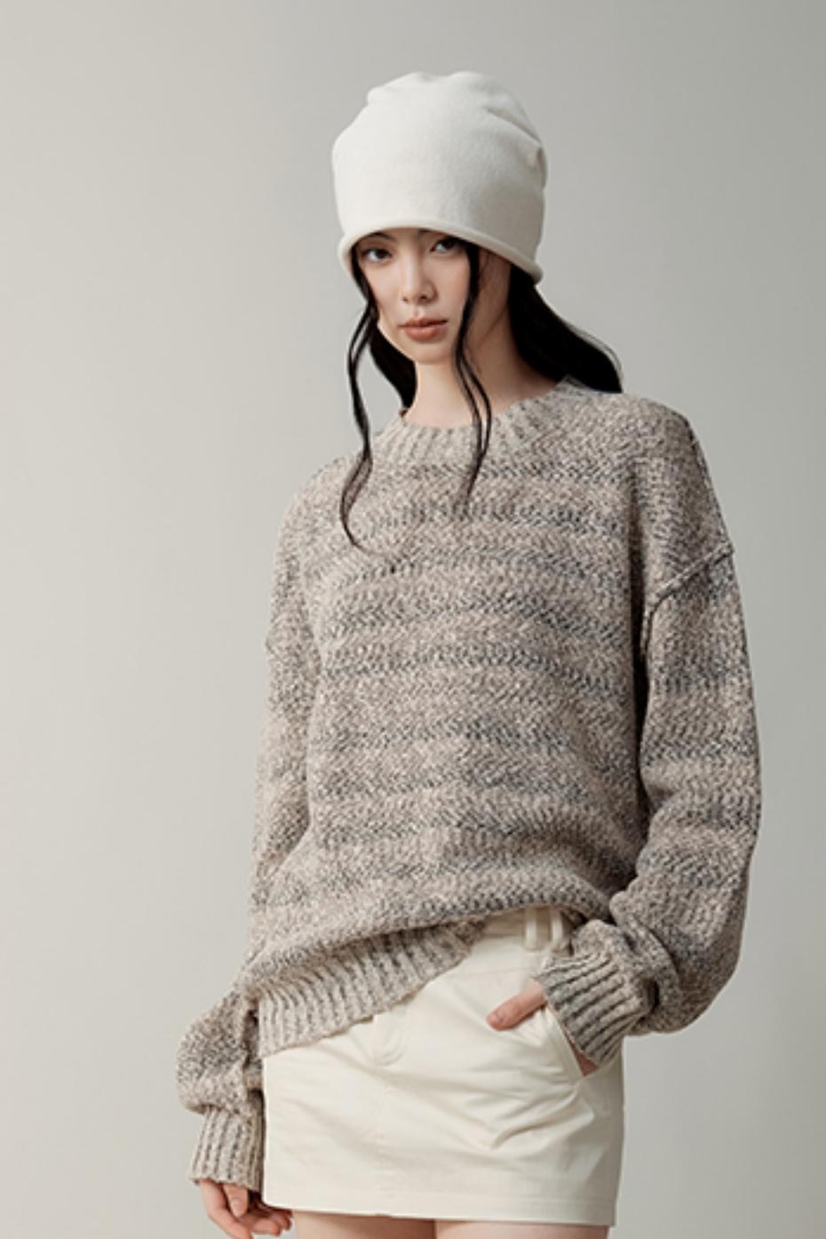 Luxury Blend Dropped Shoulder Sweater