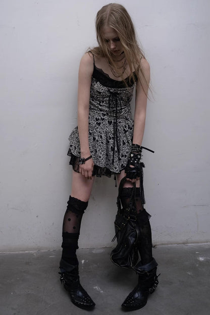 Heart Lace Camisole Dress