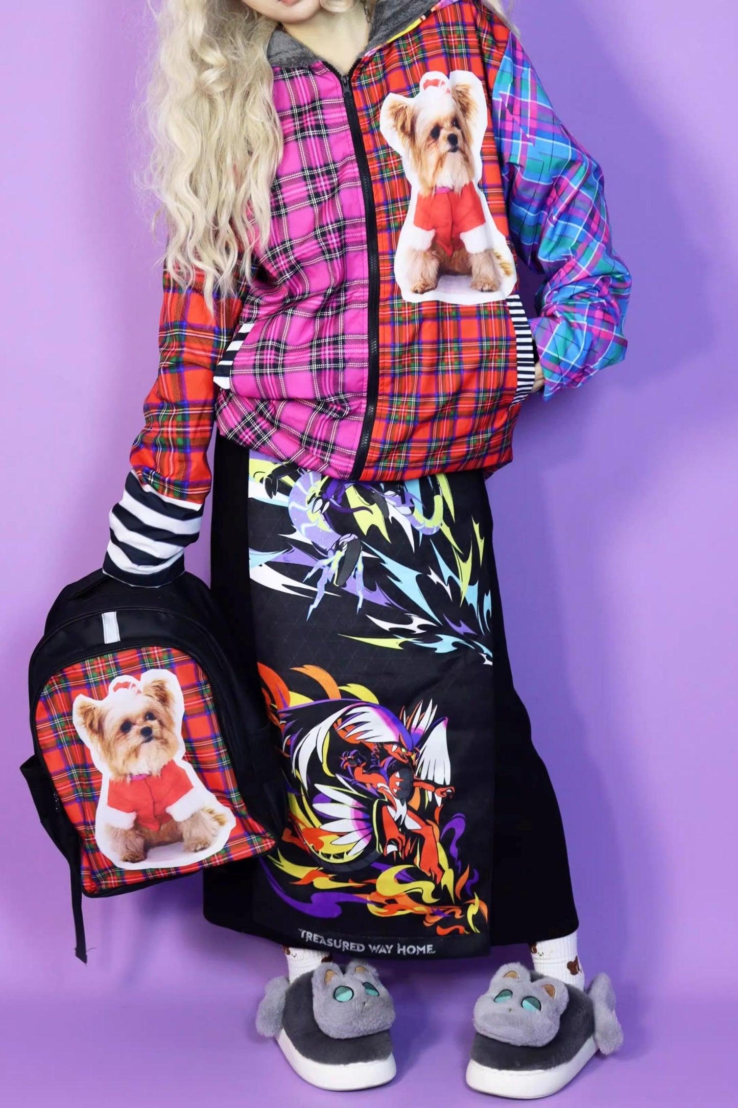 Christmas Cotton Hooded Fleece Jacket