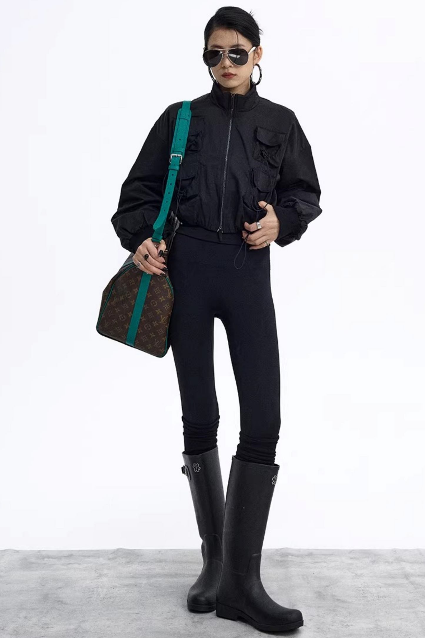 Solid Color Flight Jacket