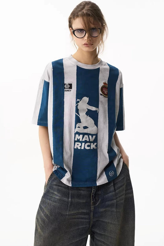 Striped Vintage Jersey Top