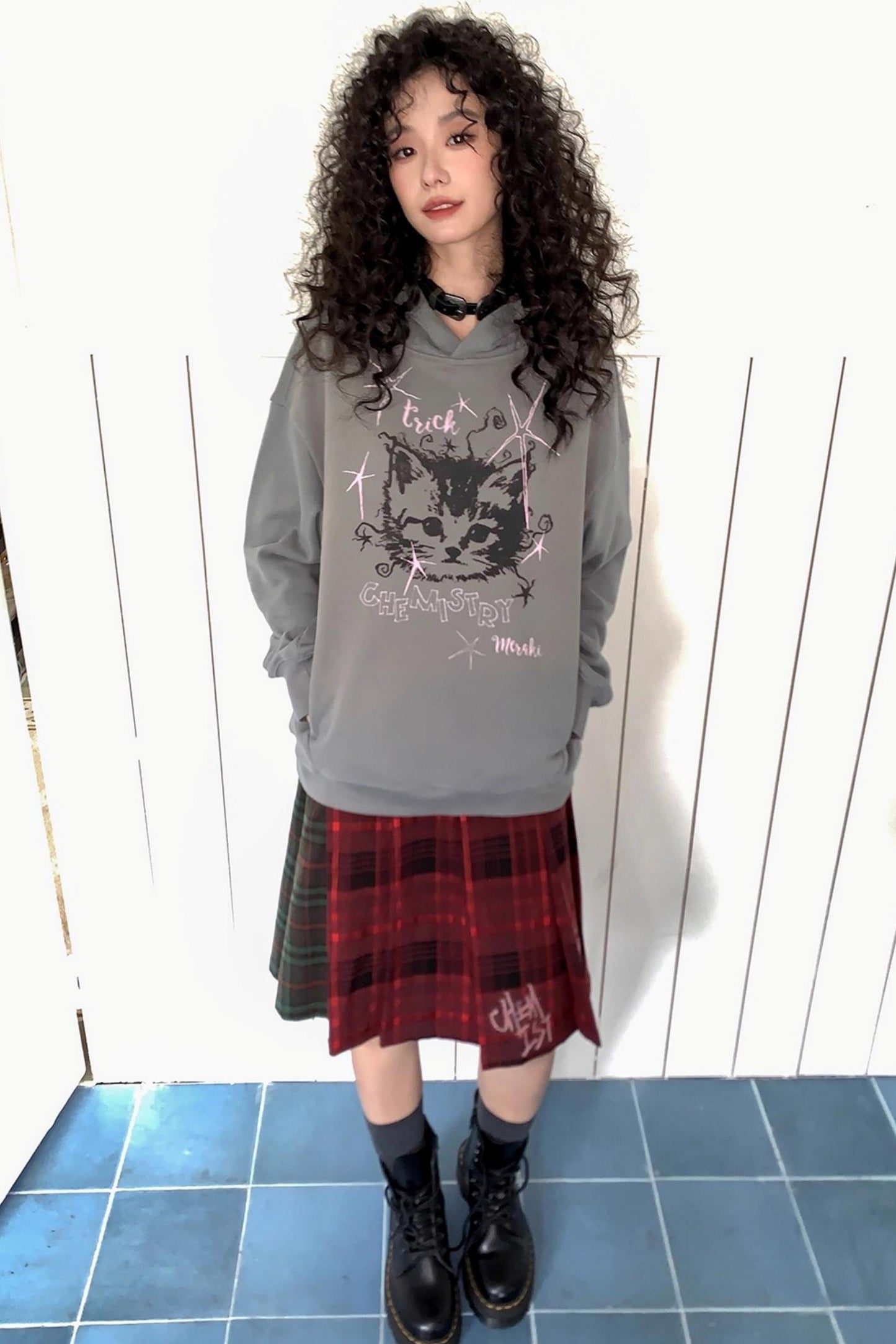 Starburst Rebel Cat Hoodie Jacket