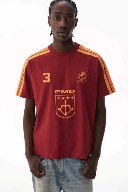Retro Contrasting Sports Top