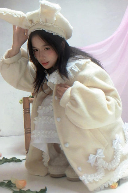 Happy Birthday Woolen Coat