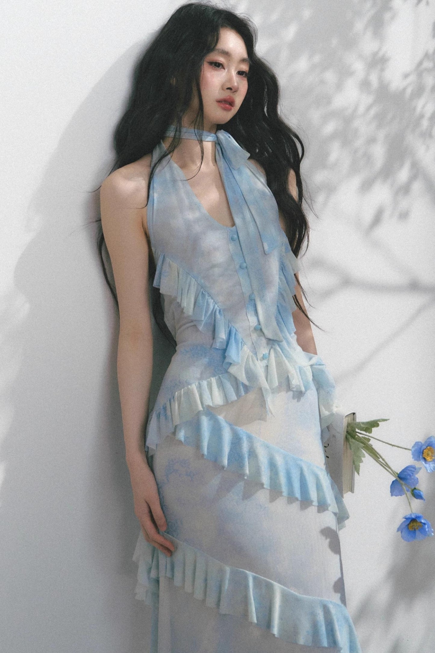 Sea Mint Halter Skirt Set-Up