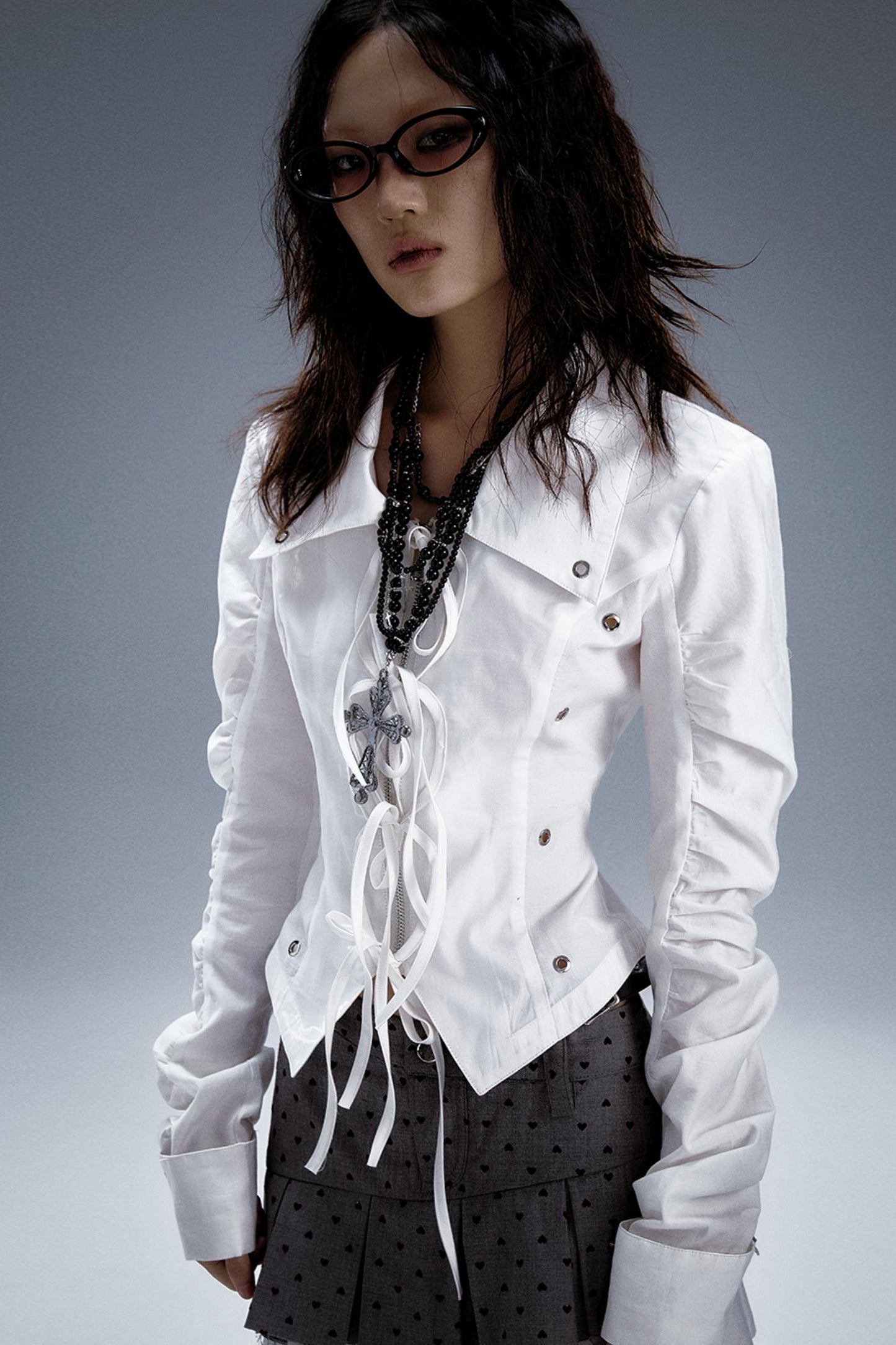 Spring Silhouette White Shirt