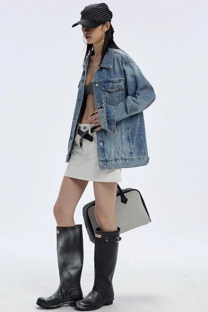 Diamond Blue Denim Jacket