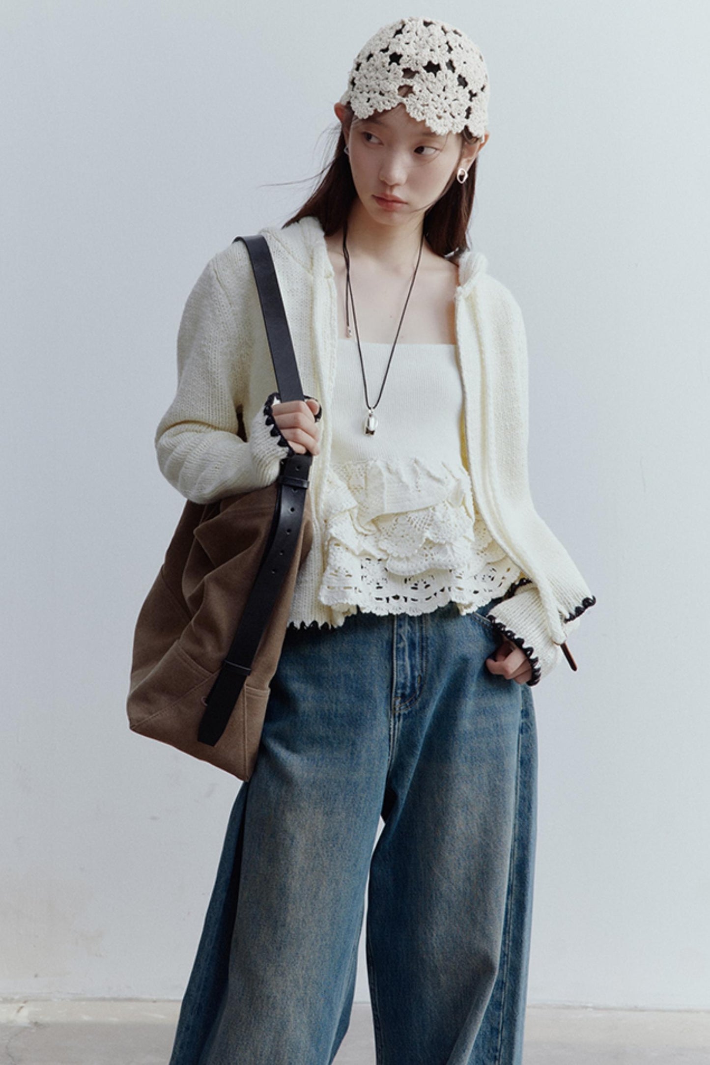 Restless Blue Wide-leg Denim Jeans