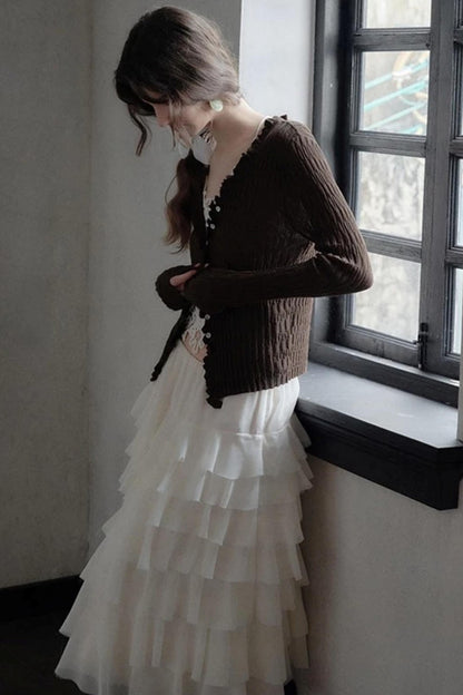 Evening Breeze Knit Cardigan Top