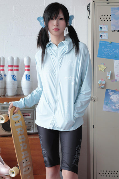 Ice Silk Sunscreen Hooded Jacket