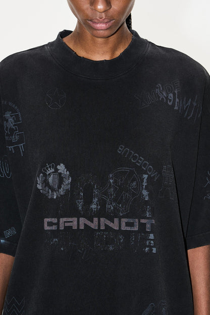 Retro Washed Sketch T-Shirt