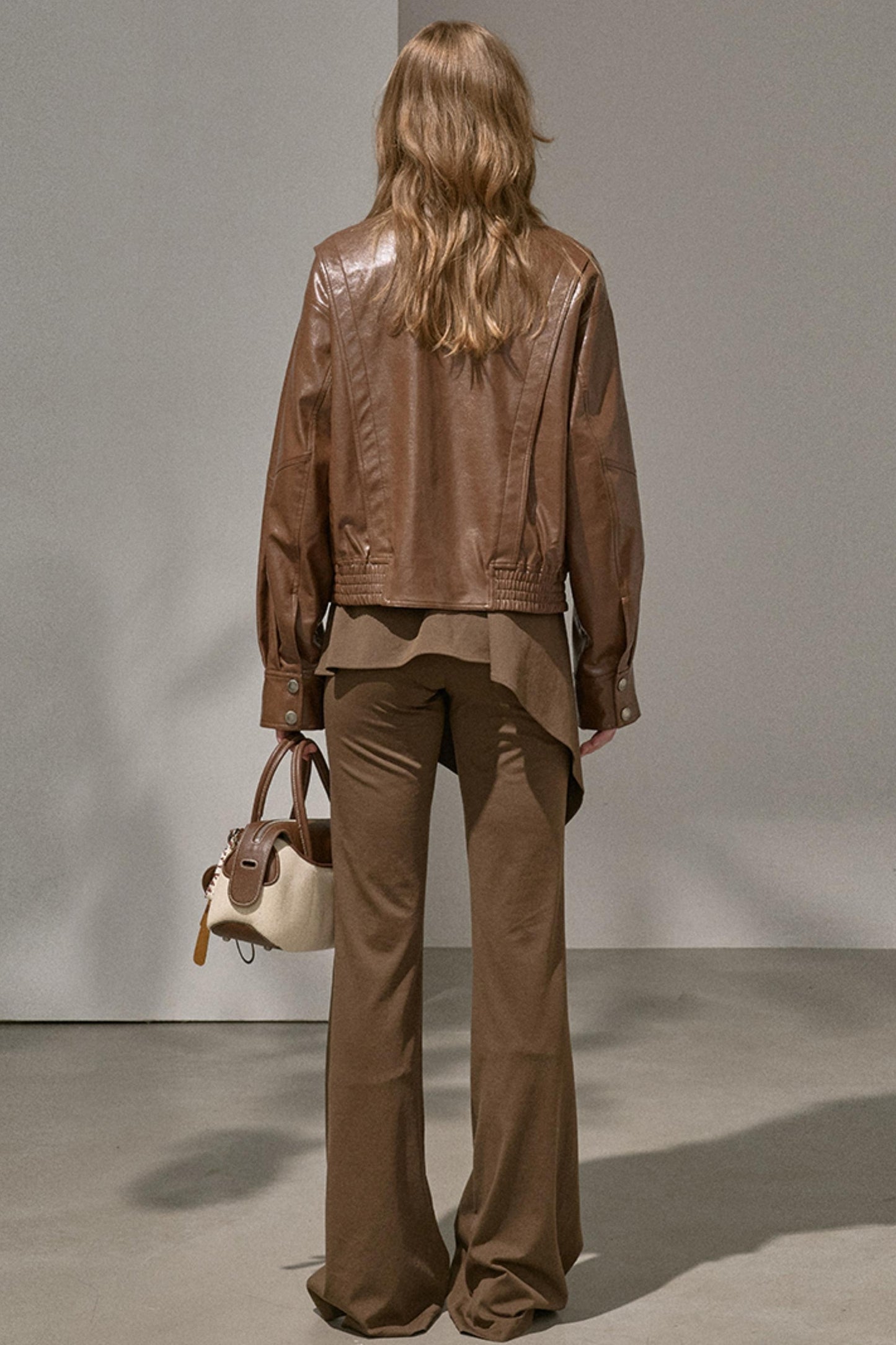 Flared Stitched Pants