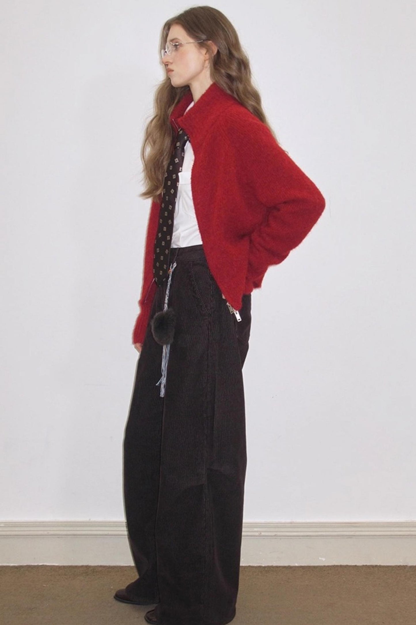 Shell-Edged Corduroy Winter Shirt