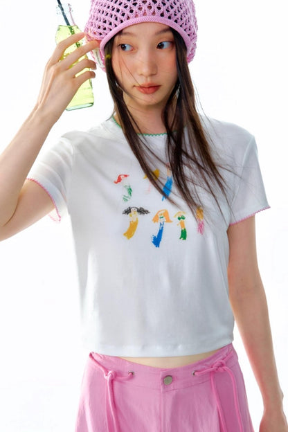 Mermaid Hand-Painted Tee