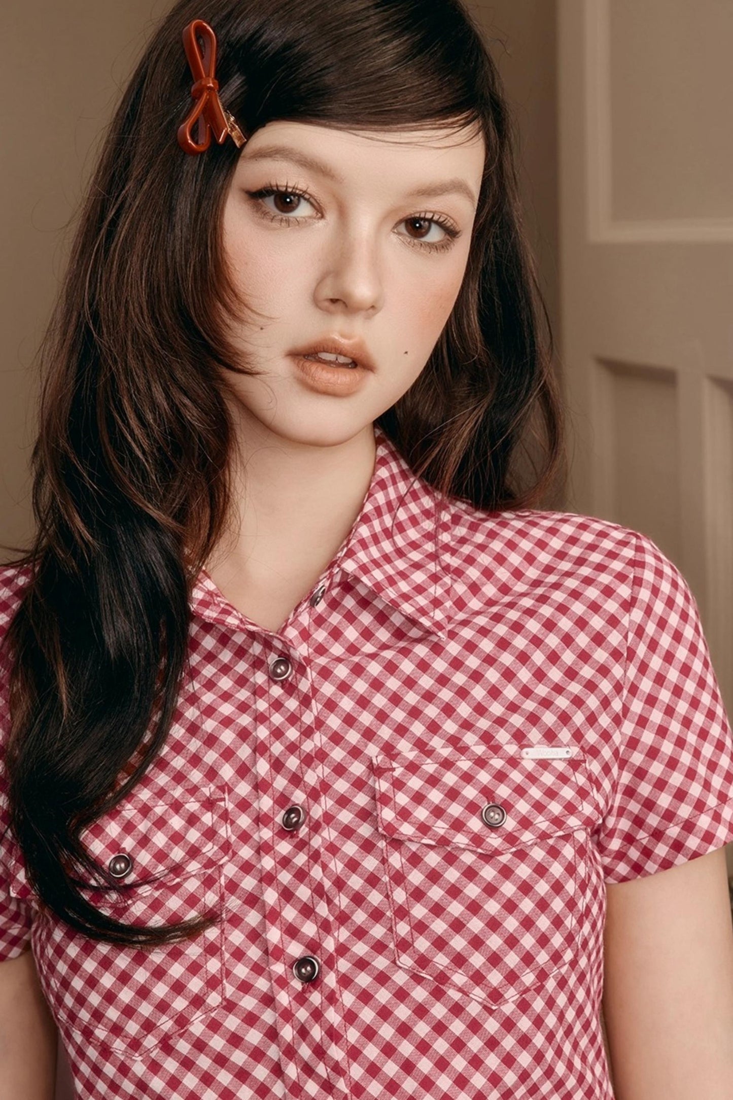 Retro Sweet Striped Short Sleeve Shirt