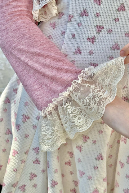 SeLace Rose Cardigan Dress Set-Up