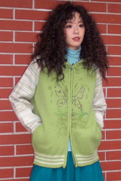 Butterfly Whisper Wool Cardigan