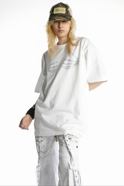 Skull Claw Rhinestone Tee