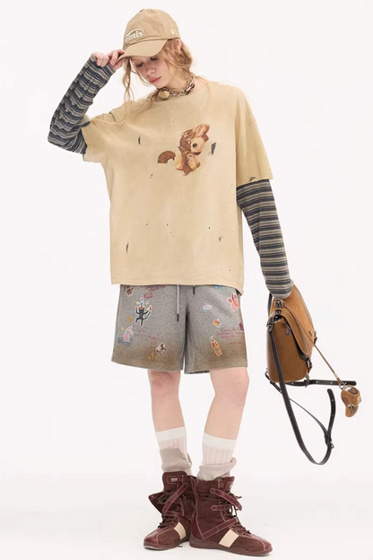 Blooming Soon Spliced Top