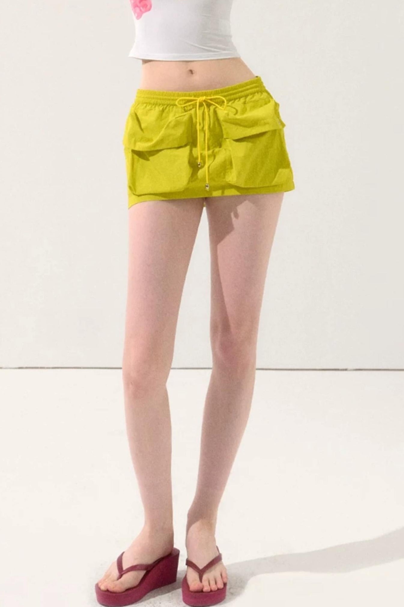 Three-Dimensional Pocket Skirt
