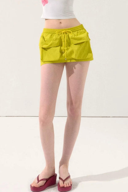 Three-Dimensional Pocket Skirt
