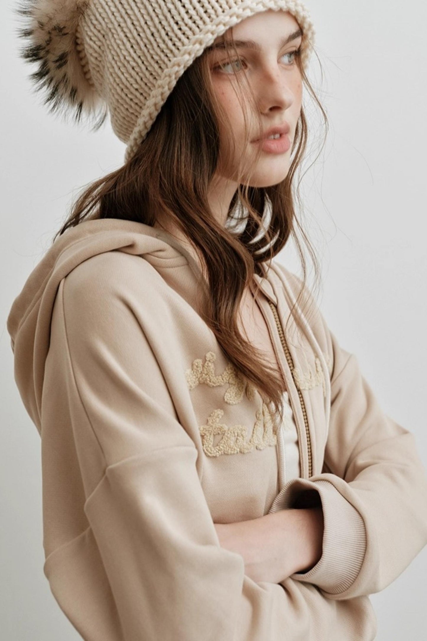 Heavy-Duty Embroidered Hooded Jacket