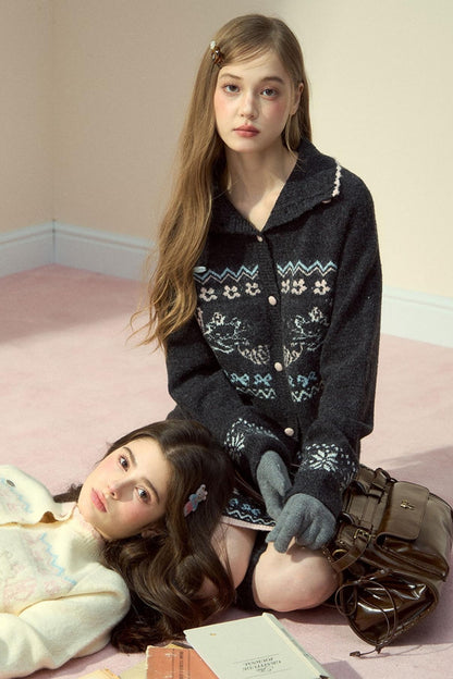 Sunset Fair Knitted Top & Skirt Set-Up