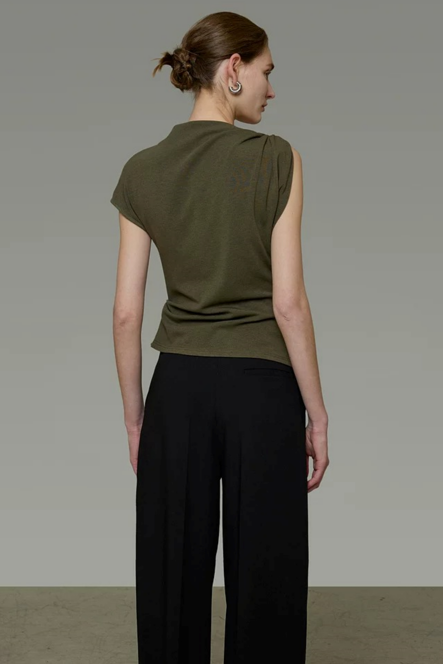 Unspoken Twist Knot Blouse