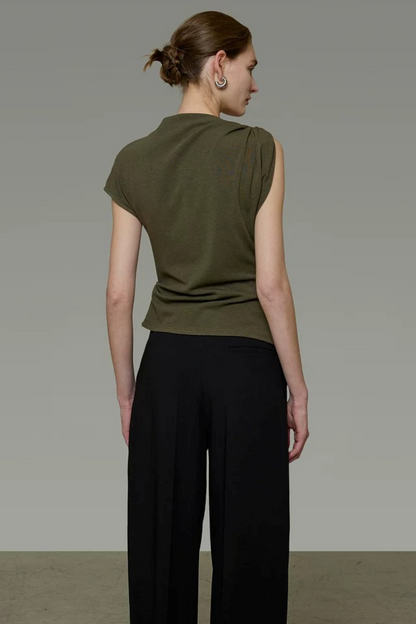 Unspoken Twist Knot Blouse