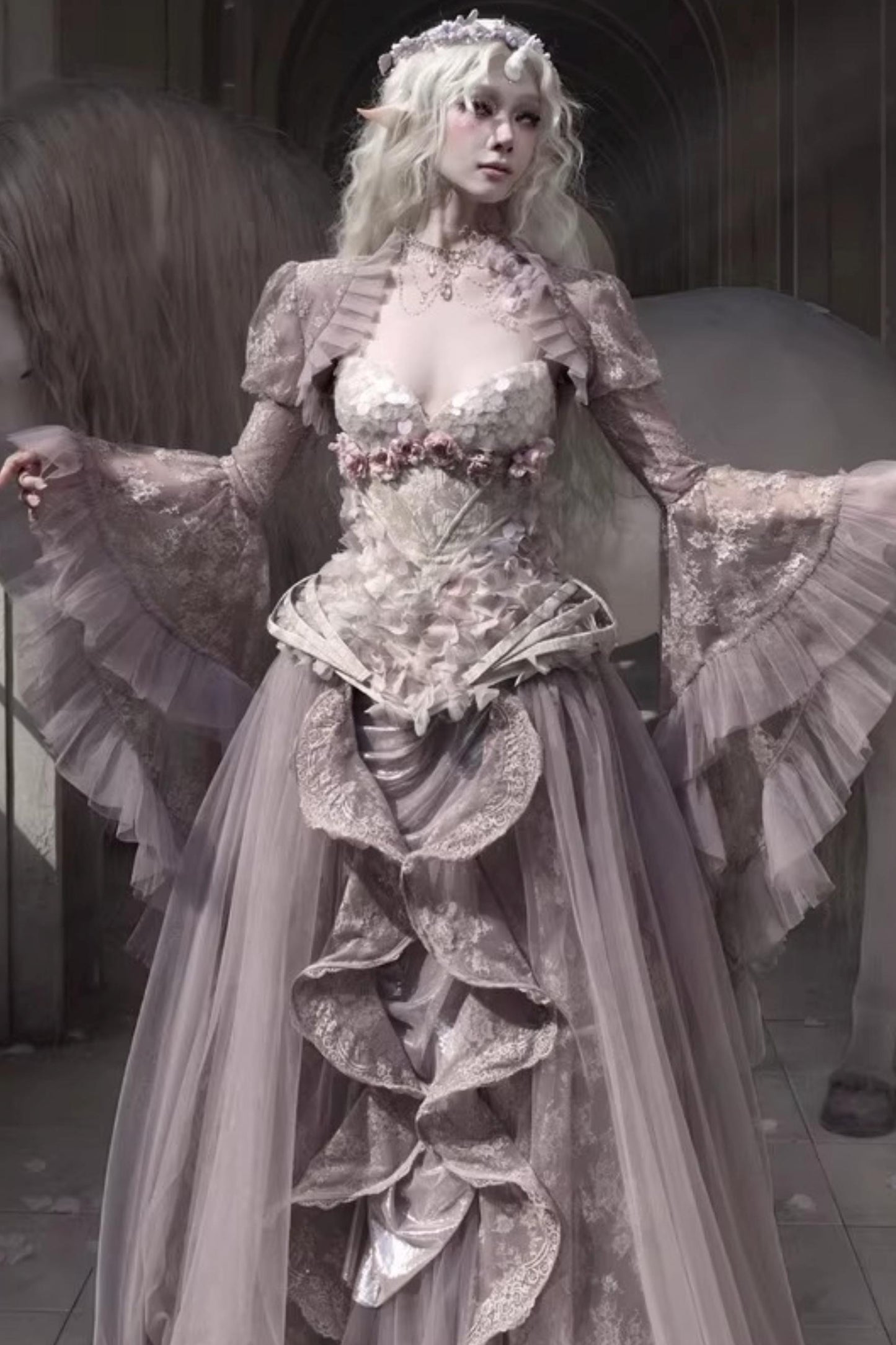 Lace Moonlight Beast Top