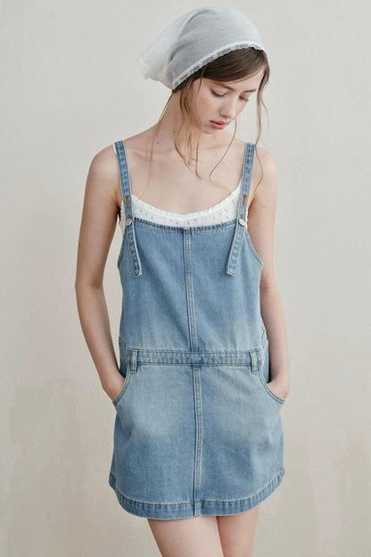 Sea Salt Retro Denim Dress