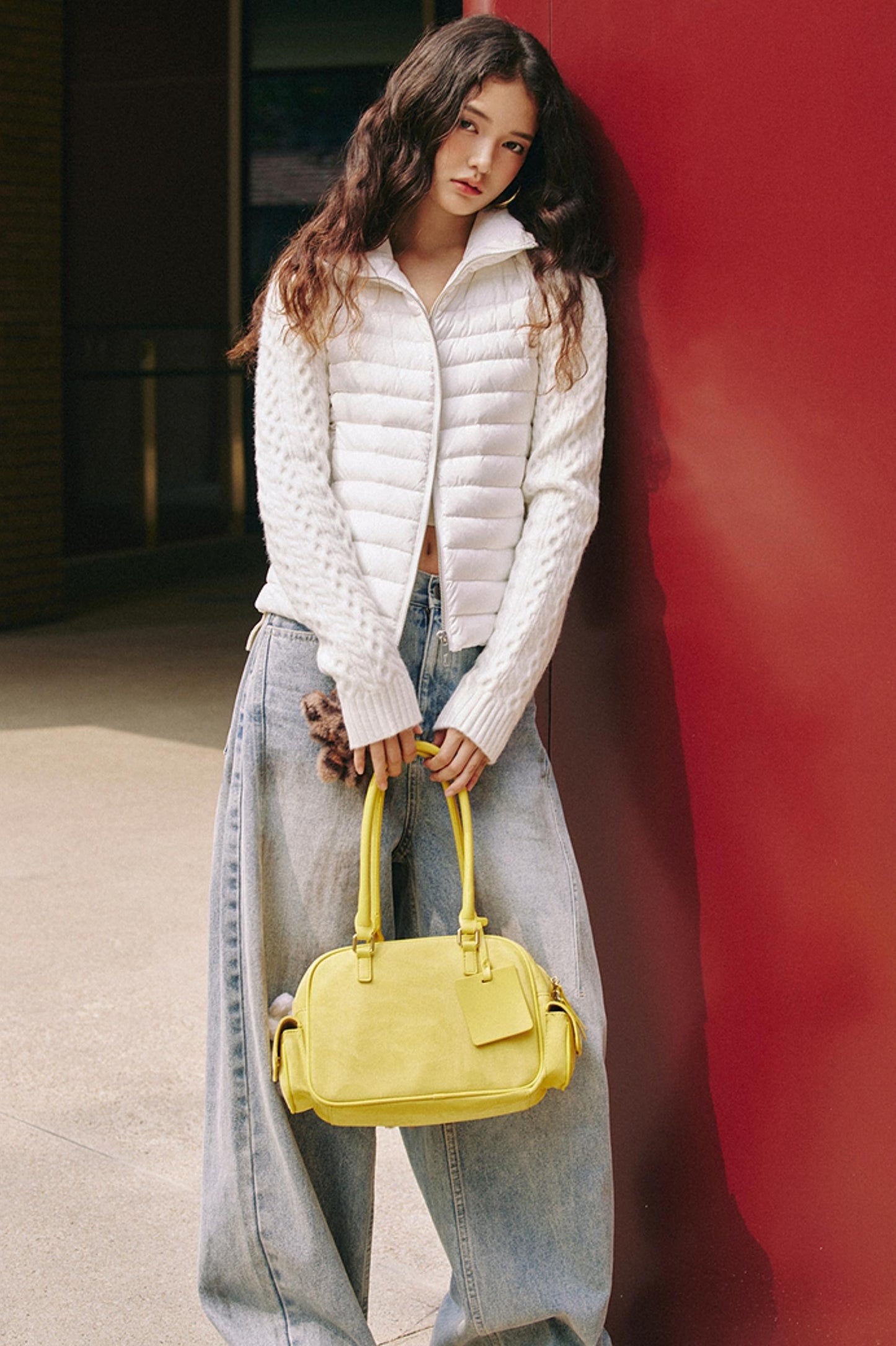 Textured Cable Knit Jacket