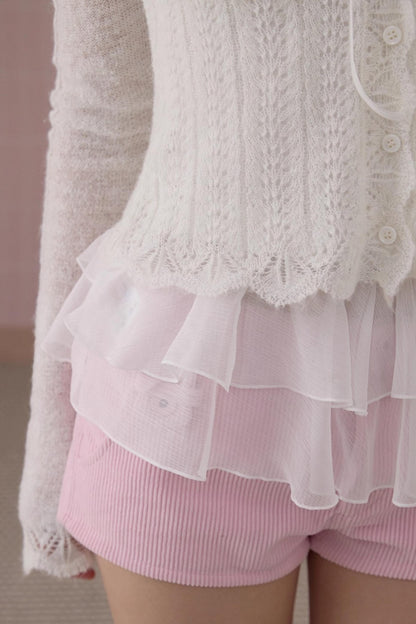 Sweet Lace Knitted Sweater