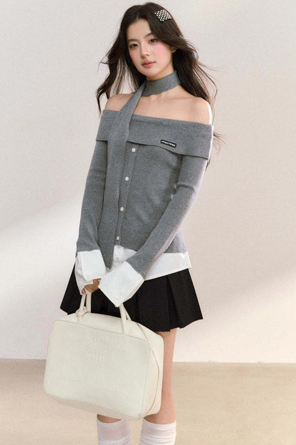 Patchwork Knitwear Sweater