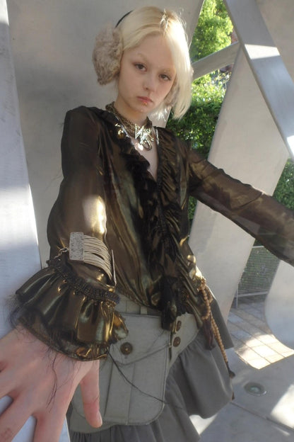 Satin Elegant Mini Skirt