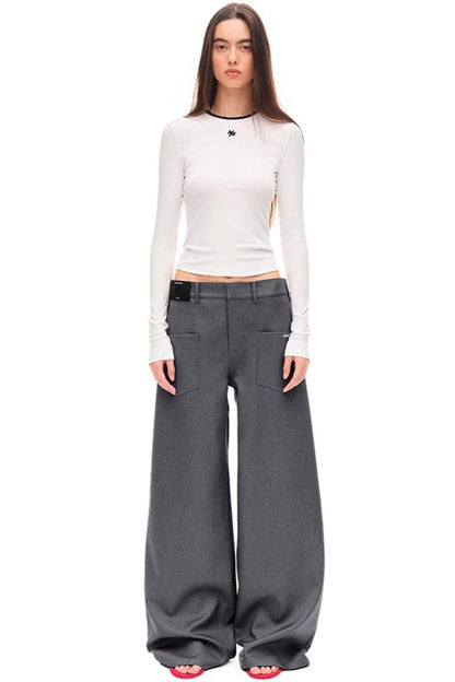 Casual Wide Leg Pants