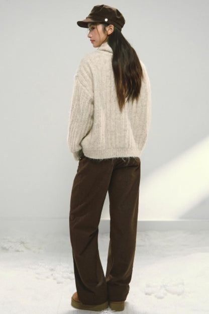 Melard Floral Jacquard Pants